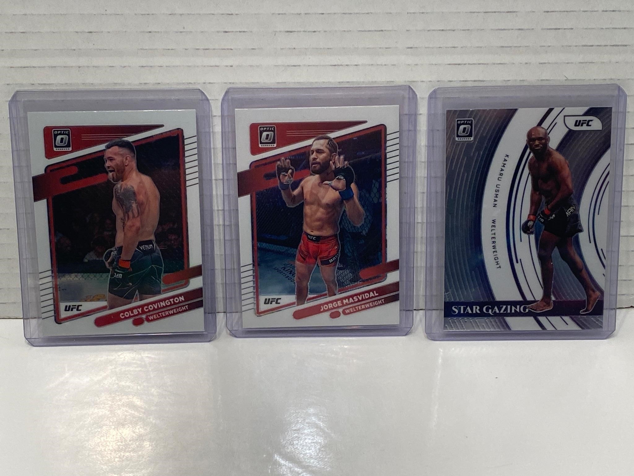 3 X UFC Card Lot