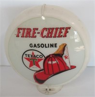 Texaco Fire Chief Gas Pump Globe. Measures 16"