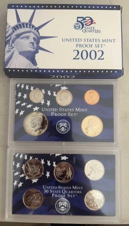 2002 UNITED STATES MINT PROOF SET