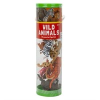 12 pcs Realistic Wild Animals for Kids