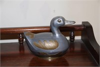 Lead Duck Jewelry Dish Made in Hong Kong