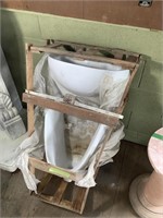 Urinoir / lavabo en porcelaine