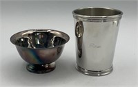 Reed & Barton Small Bowl & Pewter Julep Cup