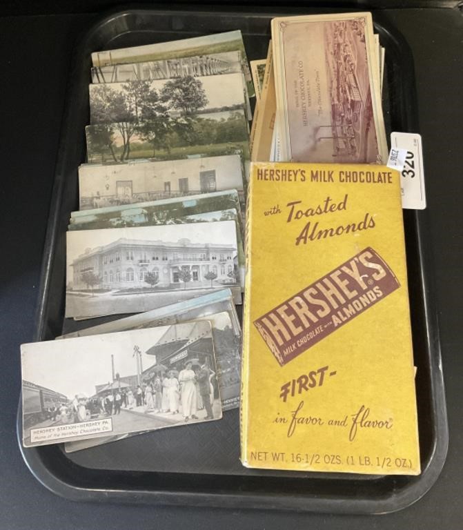 Advertising Hershey PA Postcards, Candy Box.