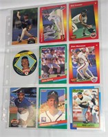 Lot of 9 baseball cards