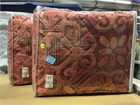 2 NiB blush bed cover. Size Queen.