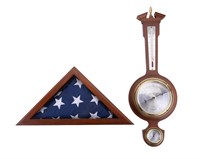Capitol-Flown Flag & Barometer