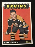 1965 Topps Hockey Card Ted Green