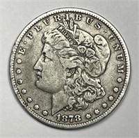 1878 Morgan Silver $1 7/8 TF Weak Very Fine VF