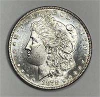 1878-S Morgan Silver $1 Choice BU Semi-Proflike