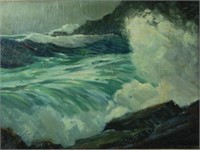 Robert Clunie (1895 - 1984) California seascape