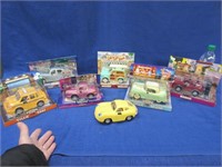 7 chevron toy cars (6 in packaging)