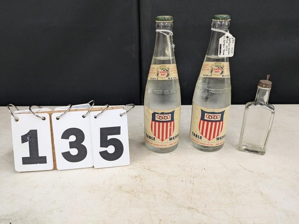 Unopened Olympic Table Waters & Other