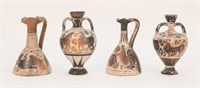 4 Greek Style Pottery Vessels