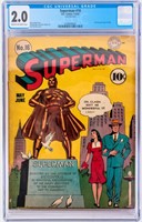 DC Comics 1942 Superman #16 CGC Graded 2.0