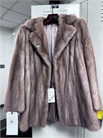 Fur Coat Jacket Brown