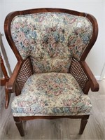 Vintage Padded Chair, 41" Tall