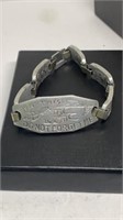 Trench Art bracelet 1944 Naples WWII