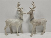 Raz Imports Pair of Holiday Deer Decor