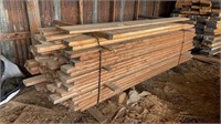 Lift of 2x4x8' Planed Pine V-Joint T&G Lumber