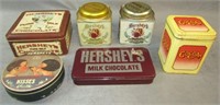 Lot of Hershey's Tins