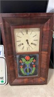 ANTIQUE CASE WALL CLOCK - NON-WORKING 15"X4.5"X26"