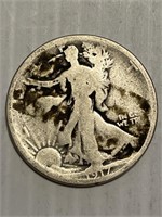 1917 Walking Liberty Silver half