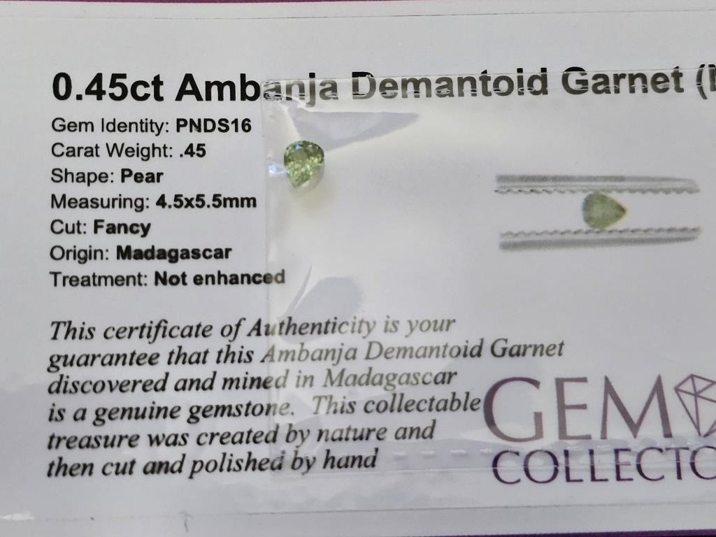 .45ct Ambanja Demantoid Garnet