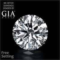 2.13ct,Color D/VS1,Round cut GIA Diamond