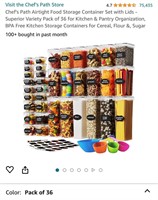 Food Storage Container Set with Lids