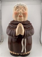 2001 Brand New Roman  Friar Tuck Monk. Cookie Jar.