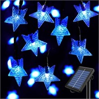 Outdoor Solar String Lights 50LED Star Fairy Strin