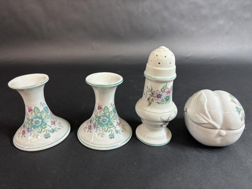 Elizabeth Arden Jelly Jar,Candle Holder Porcelain