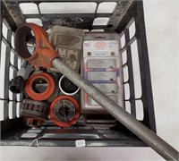 Rigid Pipe Threader With Extras in Crate