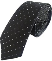 Mens Dress Skinny Tie 6cm / 2.4'' Woven Silk