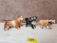 Vintage Dog Ceramic Figurines