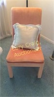 Pink High Back Chair