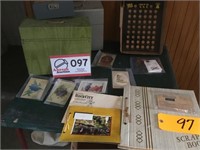 P. O. W. ENVELOPE,PENNY COLLECT.,POST CARDS, BOXES