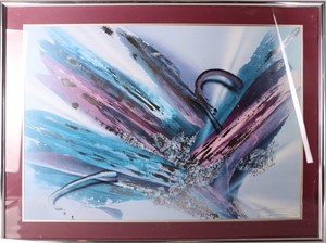 LAURIE FIELDS-CAPELA-EXPLOSIVE ABSTRACT ART PRINT