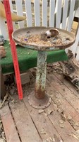 Metal Bird Bath