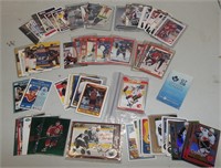 Assortment Of Hockey Cards & Maple Leafs Schedule