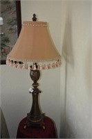 Table Lamp and Small Table