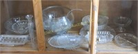 23 Pieces Assorted Clear Glassware