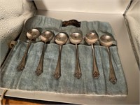 6 sterling spoons