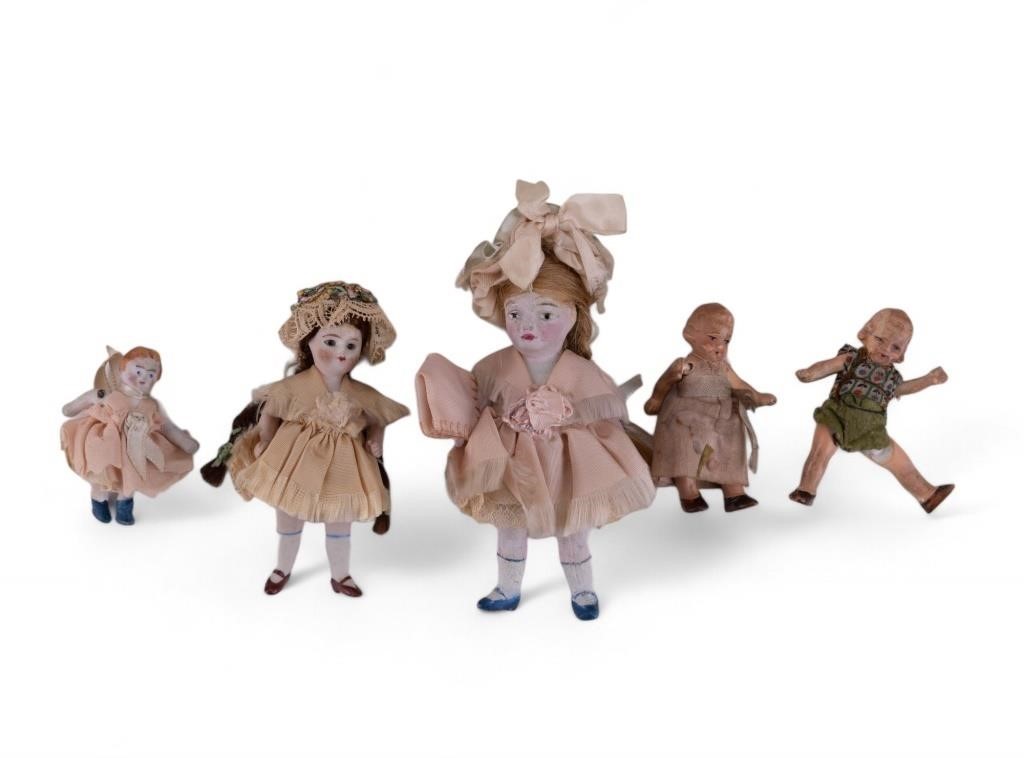 Antique Dolls w/ Articulate Limbs