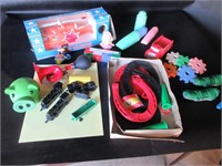 Toys-Horse Shoes Set, Helicopter, Horn,Truck