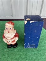 Vintage large Santa Claus candle, never lighted