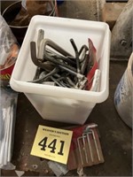 Container of hex wrenches