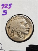 1925-S Buffalo Nickel