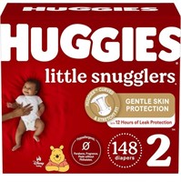 HUGGIES LITTLE SNUGGLERS SIZE 2 148 PCS